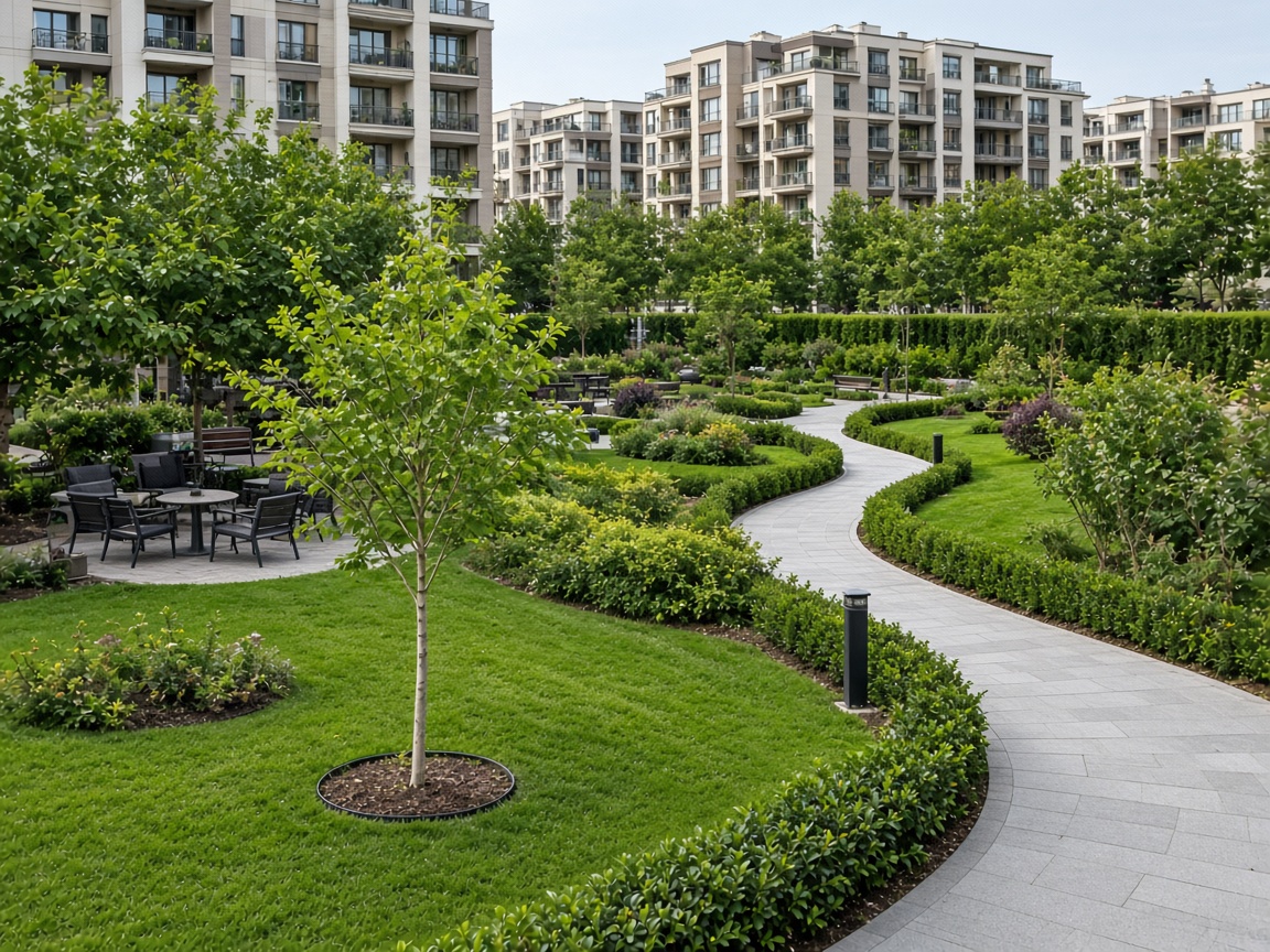 Site içi peyzaj Ankara